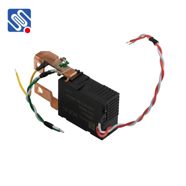 Meishuo MLE-80-109-B-L1 80A 250VAC Metering Relays 9VDC Single Coil Magnetic Latching Relay For Smart Meter