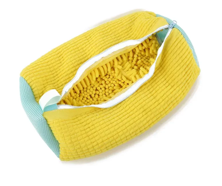 Custom Shoes Laundry Bag With Pluffy Fibers Shoe Wash Bag For Washing Machine Premium Zipper Durable Laundry Bag