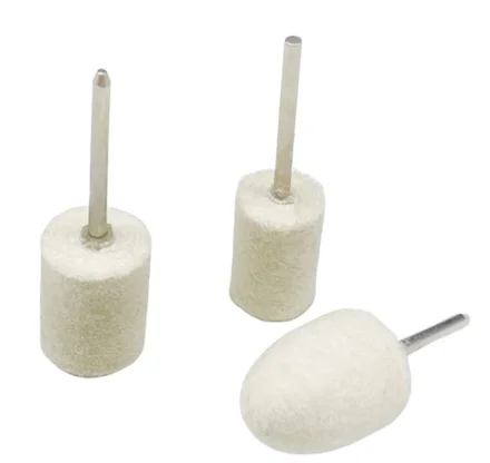 3.0mm/2.35mm/6mm handle extended handle cylindrical bullet bag wool polishing head wool polishing wheel polishing head