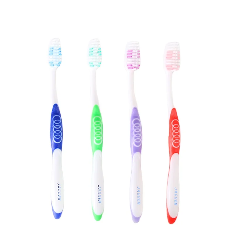 Toothbrush Customized for Hotel and Home Logo Handle BPA Free   Adult Soft  bristle brush jagger102