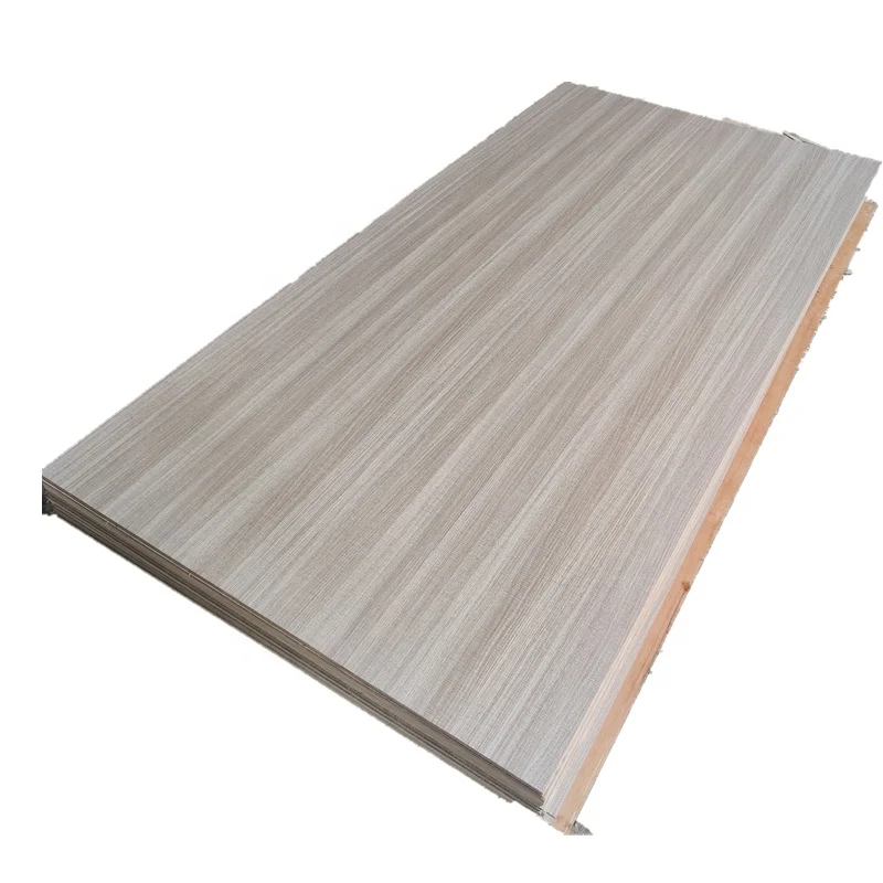 5mm one side white woodgrain laminated melamine mdf plywood backing board for furniture