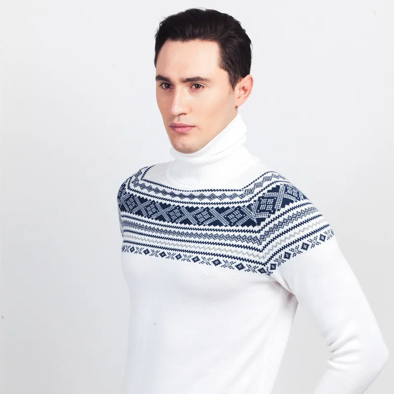 Guoou Knitwear Cashmere Sweater Turtleneck Cashmere Sweaters Men