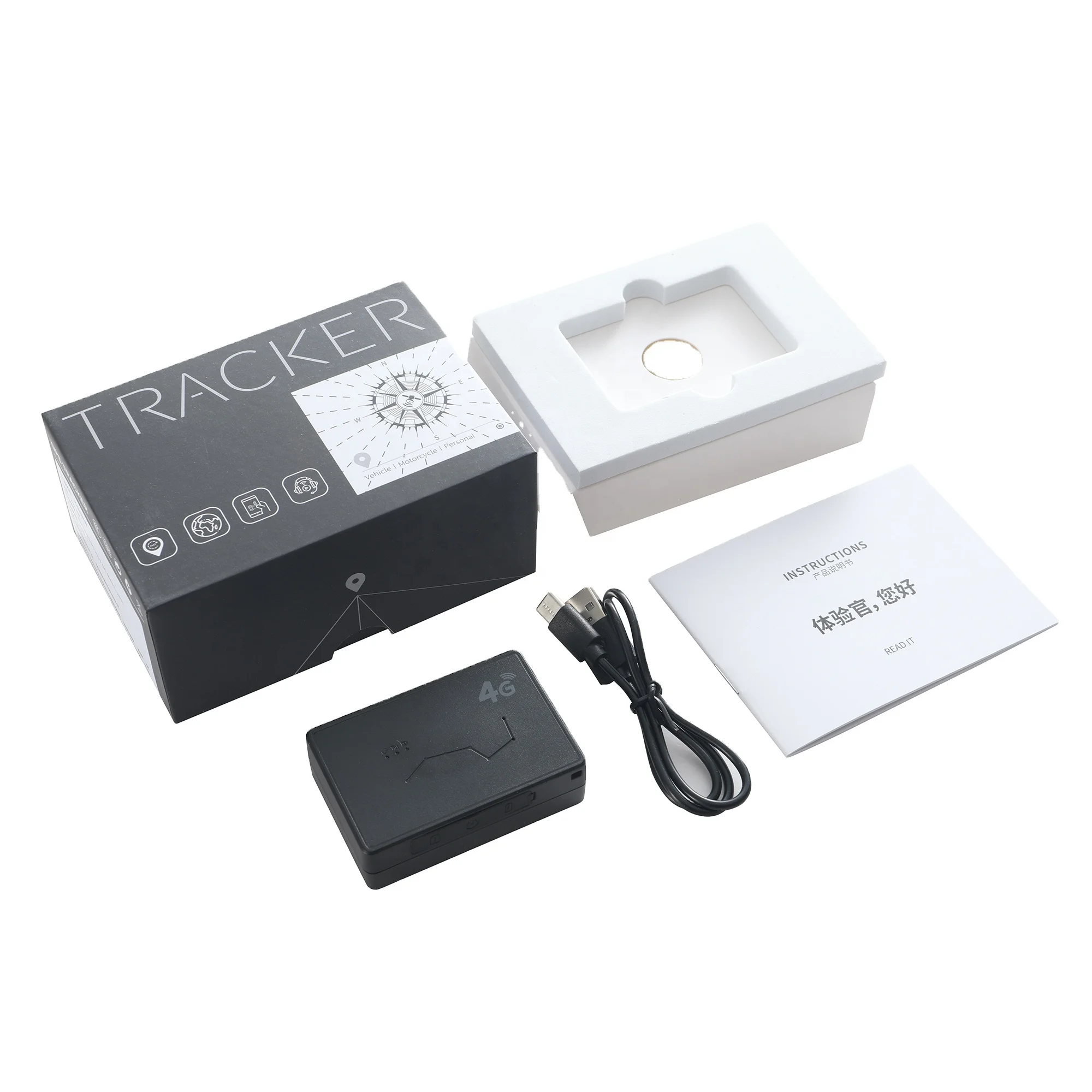 New wireless gps locator position tracking car old man kids pets cattle electric vehicle motorcycle anti-lost tracker device