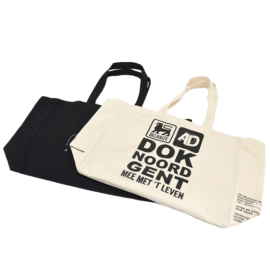 Customized Logo Printed Weekend Shopping Large Capacity Cotton Canvas Active Lifestyle sport Tote Bag