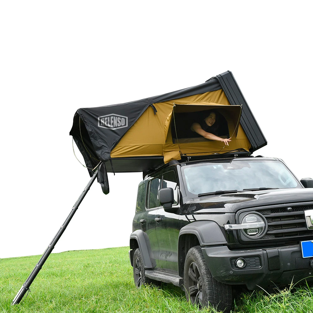 Hot sale hard shell 4x4 roof top tent car tent roof camping vertical roof top tent