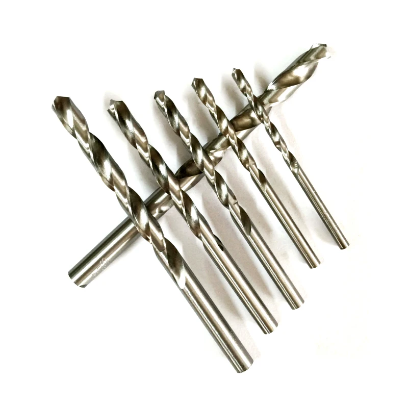 Straight shank twist drill 4.2 3.2 High speed steel rolled alloy steel white drill bit 2.0-14mm