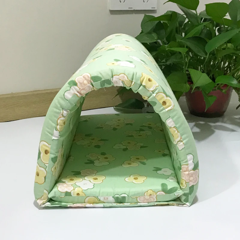 rabbit  accessories Small Animals Soft Fabric Bunny Bed LARGE Hideaway Tunnel Perfect House For Bunnies Rabbit Guinea Pig house