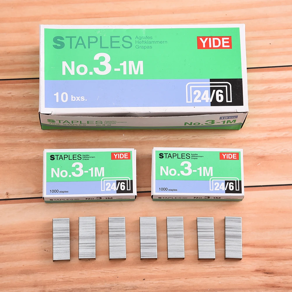Deli Staples Set 24/6 Stainless Steel Staple for Stapler Binder Stationery Office School Binding Supplier