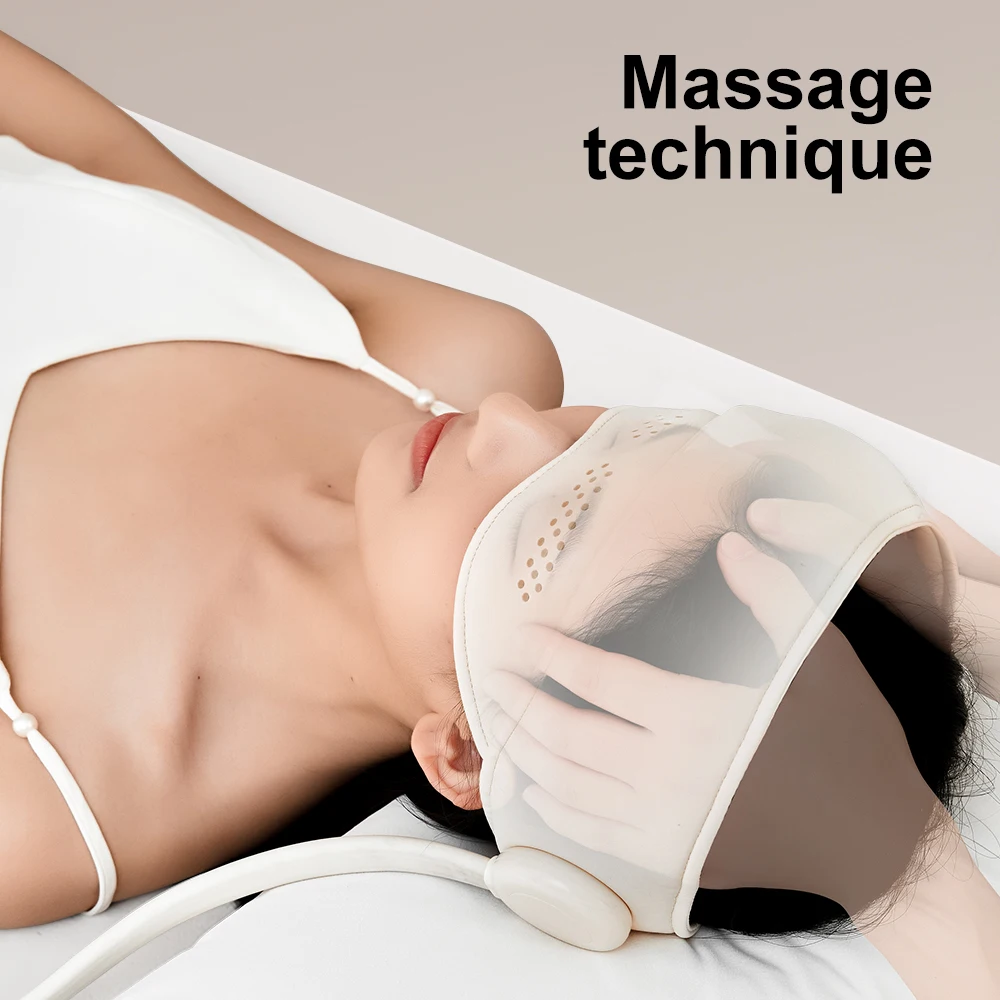 4 massage modes 3 level Heating Eye Scalp Massager Kneading Relieve fatigue Air Pressure Head Massager