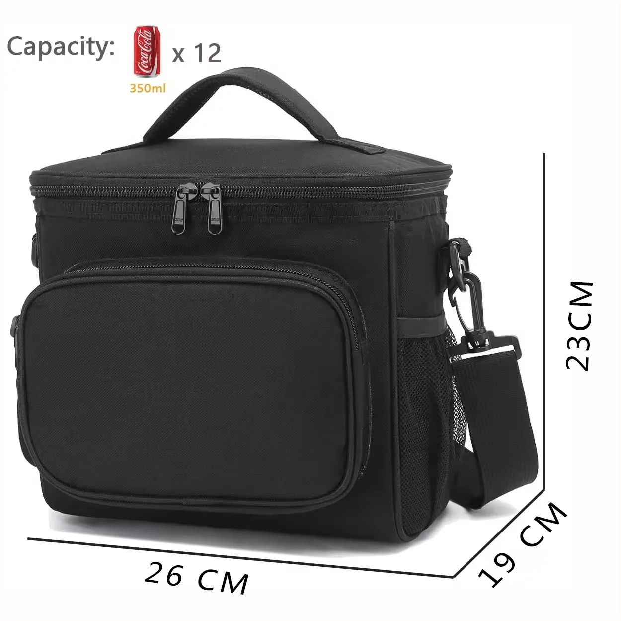 Reusable portable Lunch Bag Full Print Cooler Insulated Cooler Box for Picnic lunch bag with bowls large food storage bag