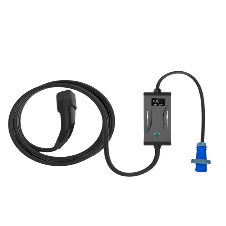 
Лидер продаж, зарядное устройство для электромобилей Европейского типа 2, 8A-16A 32A, регулируемое зарядное устройство для электромобилей 