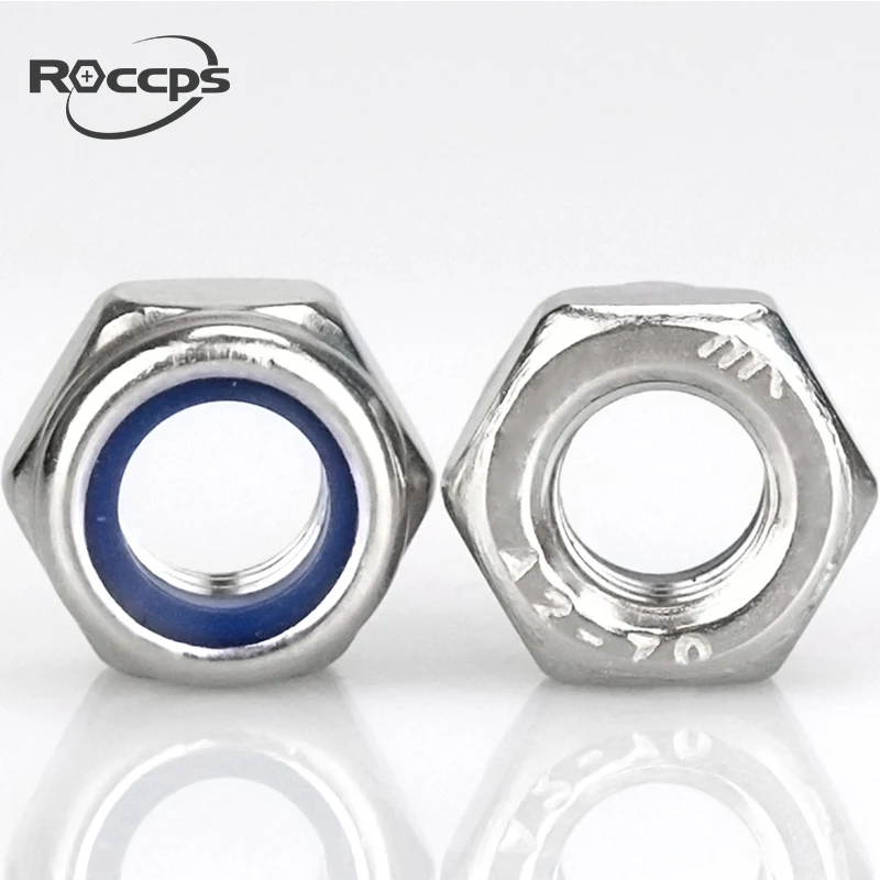 DIN982 пластиковая вставная гайка M3 nylock