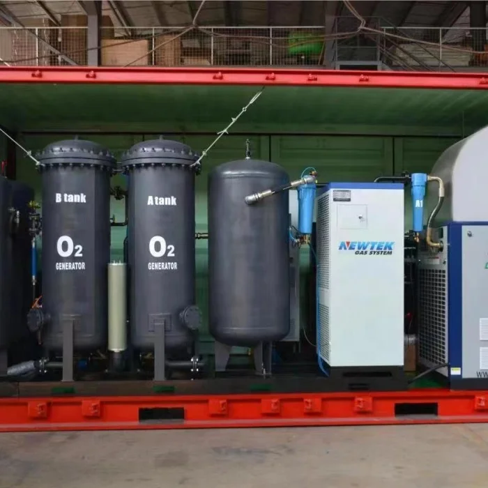 Generador De Oxigeno 15Nm3/hr PSA Medical Oxygen Production Plant Price With Full Container