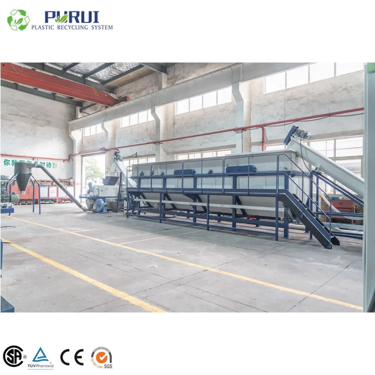 High productively film recycling washing system