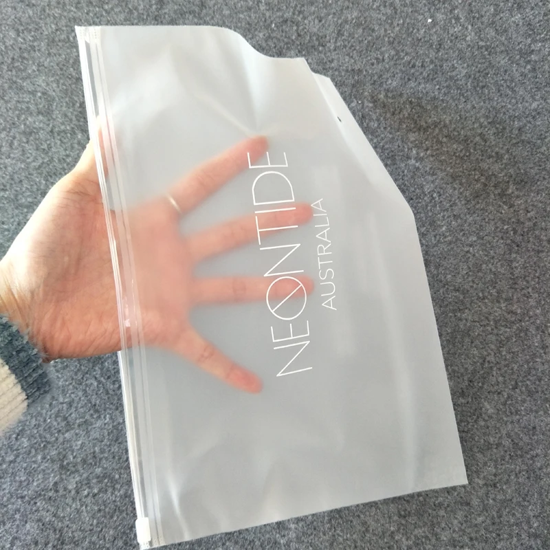custom printed matte frosted ziplock bags eva zip lock bags for clothes