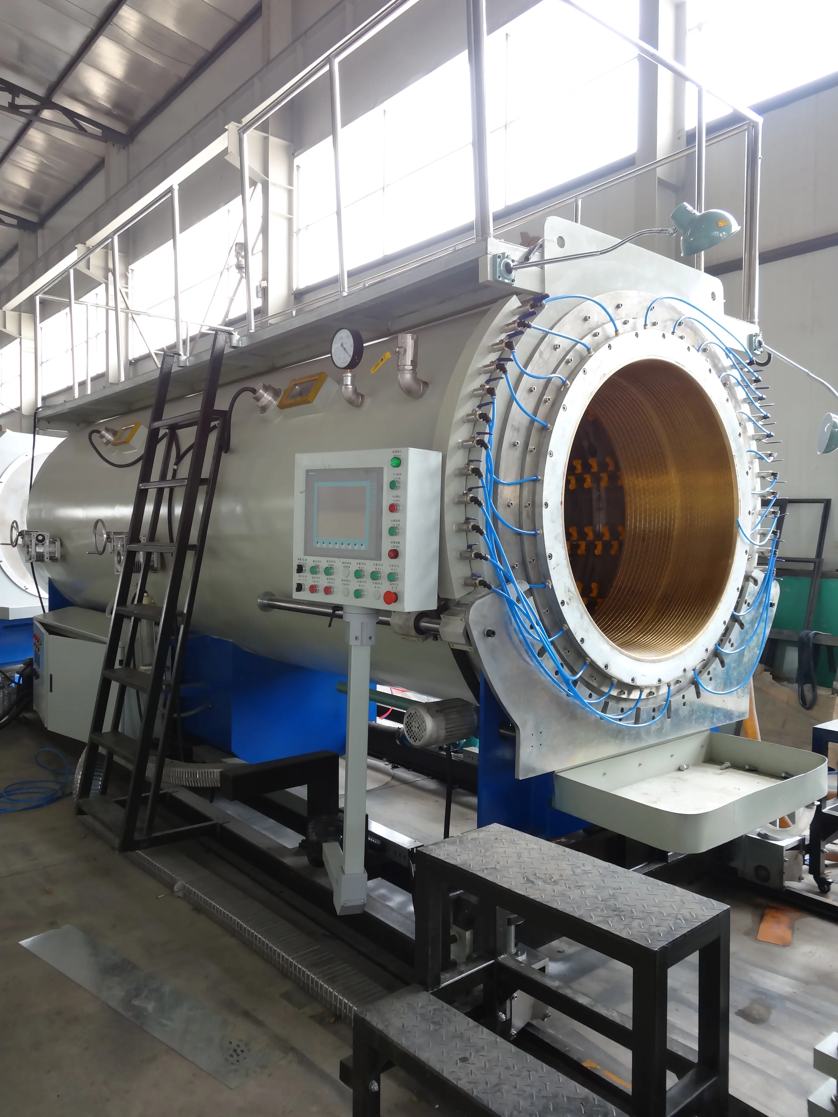 Professional HDPE Plastic Pipe Making Machine Line PE Pipe Extruder Machine For Plastic
