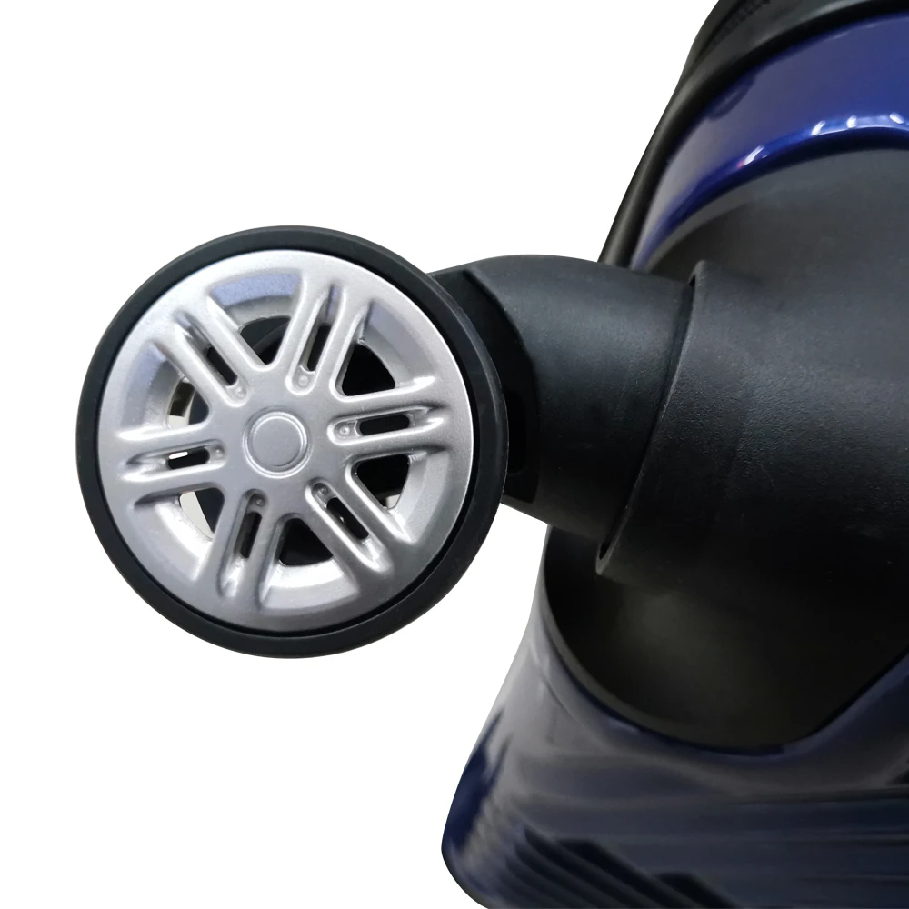 Fashionable PVC suitcases set 3 pcs travel trolley luggage with four spinner wheels