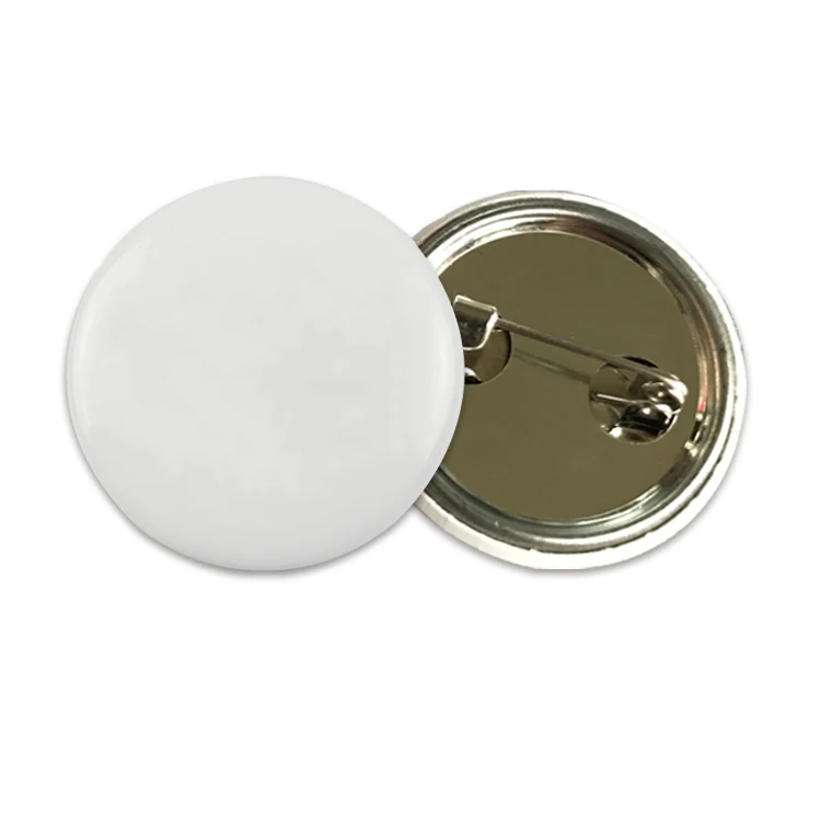 Round Blank Button Badge Wholesale Tin Button Button Tin Badge Raw Material