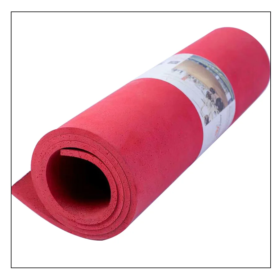 Высококачественное необработанное резиновое напольное покрытие для спортзала по низкой цене