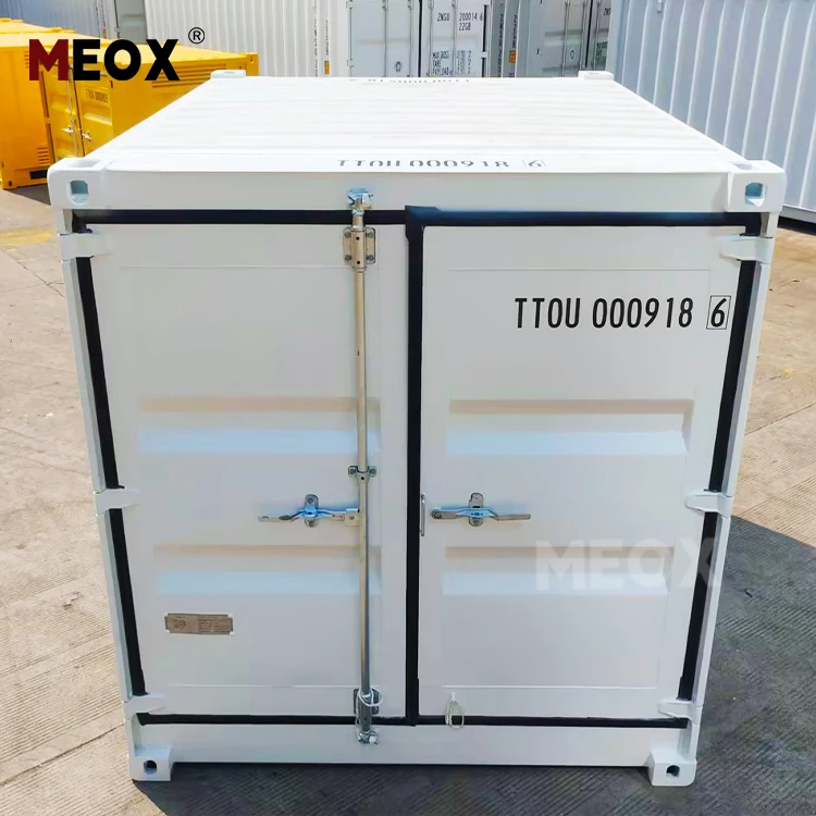 MEOX Custom 8ft 9ft 10ft Cheap Price Transporting Open Side Warehouse Dangerous Goods Storage Shipping Container with Doors