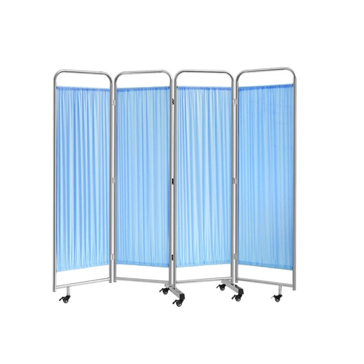 Hospital Four Folds Medical Screen For Clinic Four folding Medical Screen