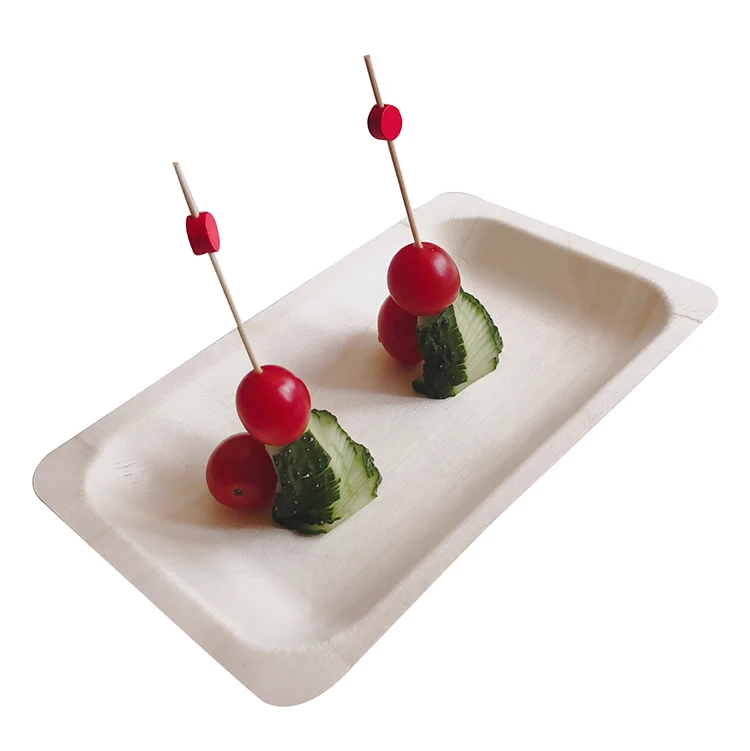 Disposable 100% Bamboo Cocktail Skewers Colorful Bamboo Sticks With Fruit