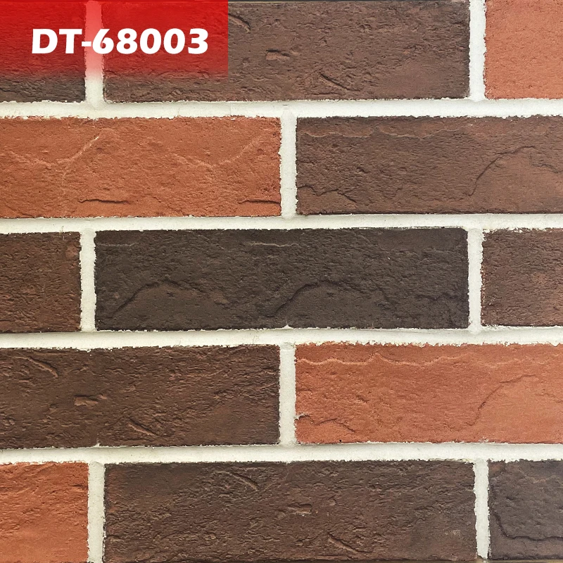 Modern textured faux stone wall tile mcm flexible outside bricks muretto stone cladding