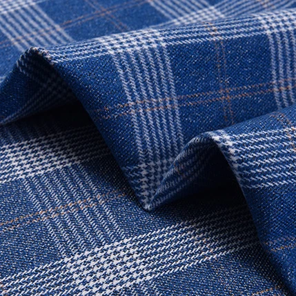 China manufacture factory Yarn Dyed 100% Cotton Flannel/Brushed Twill Check/Plaid Fabric