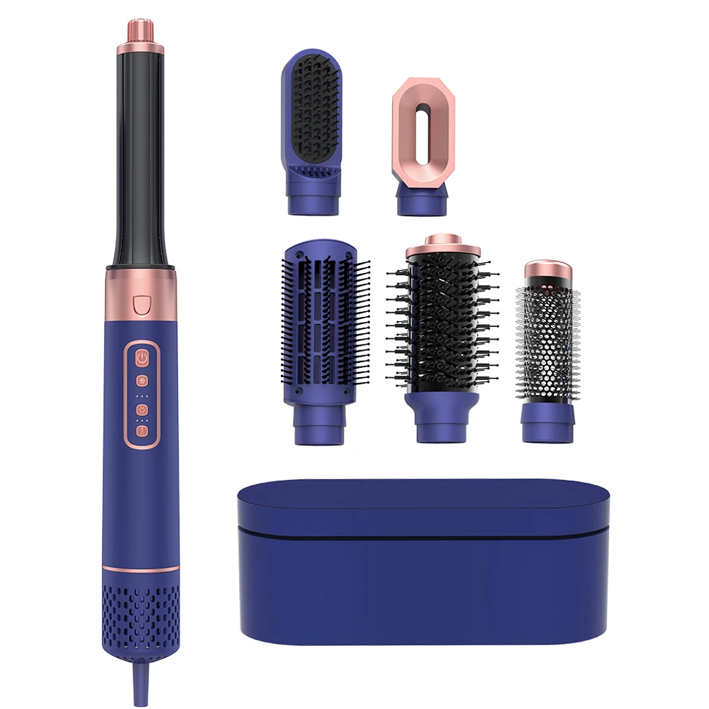 Mesky professional 7 in 1 styler fohn powerful ceramic ionic salon profsional hair dryer brush home hot air comb hot air brush
