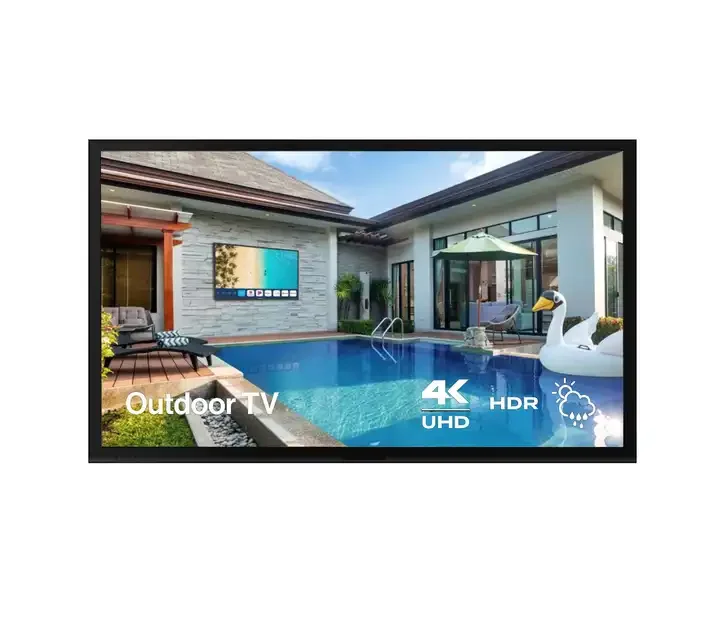 Soulaca 43 inches webOS 4K Outdoor  Waterproof Sunlight Readable High-Brightness Exterior Garden Poolside TV