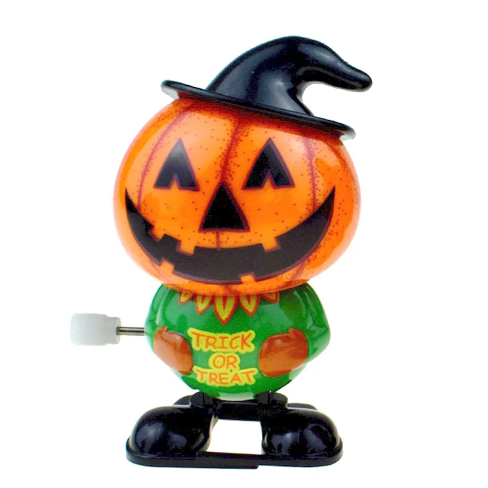 SongYi Clockwork Winding Jjumping Teeth Novelty Winding Top Hat Bounce Teeth Halloween Student Rewards Toy