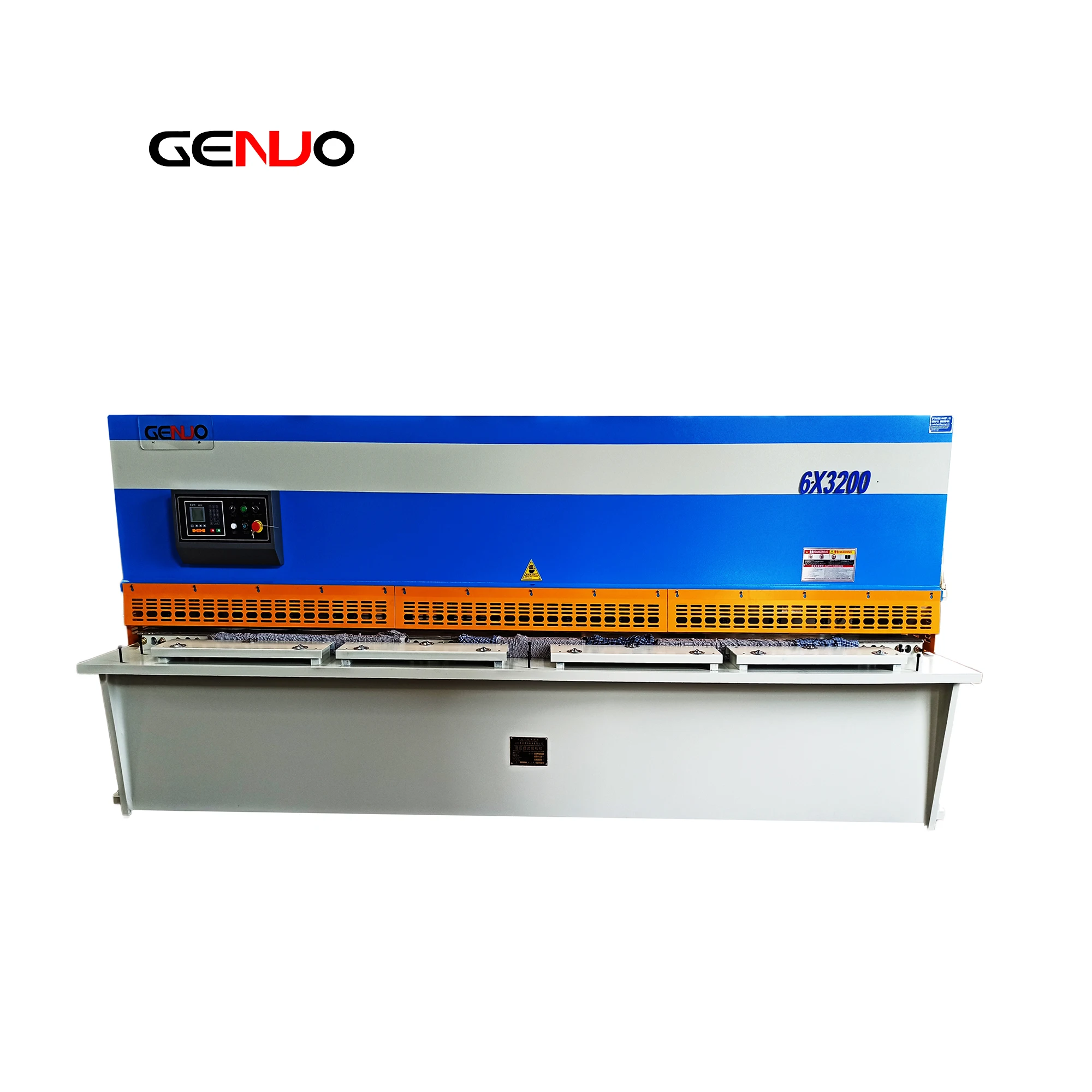 GENUO balde cnc hydraulic sheet metal plank shearing machine for sale