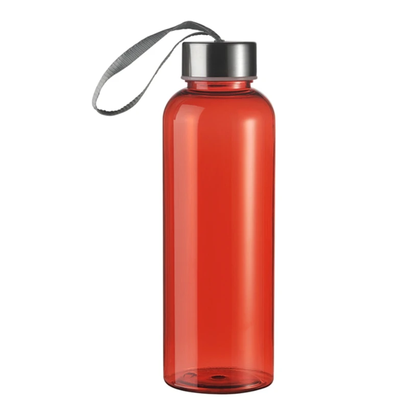 cheap price 500ml plastic water bottle custom stainless steel lids with strap
