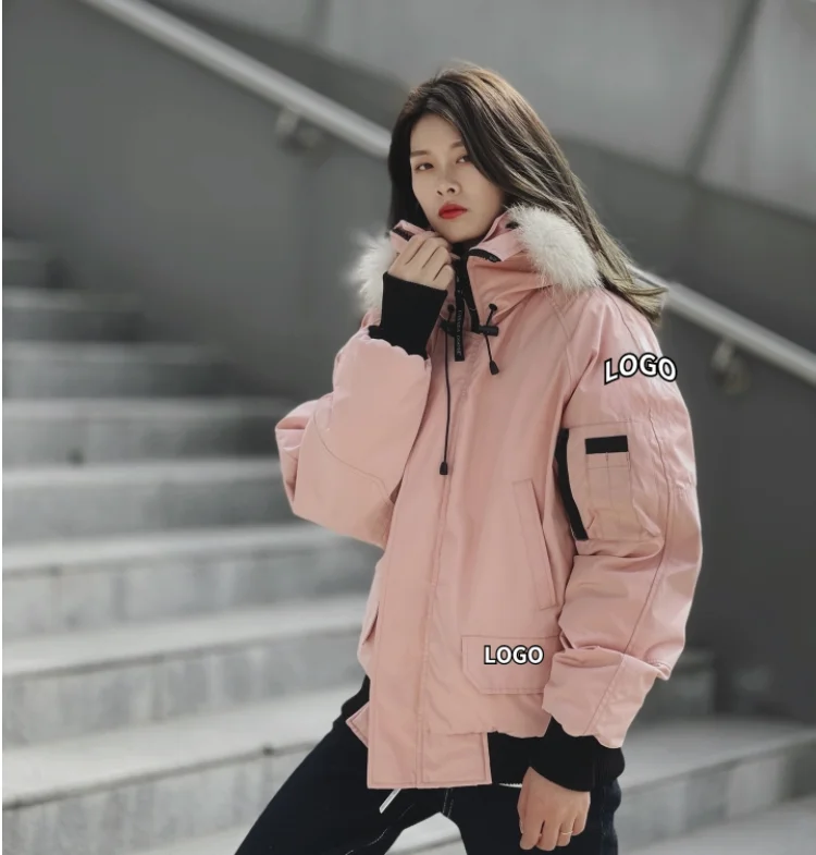 New Arrival Winter Customized LOGO Down Coat Waterproof Thick Windbreak Puffer Down Jacket