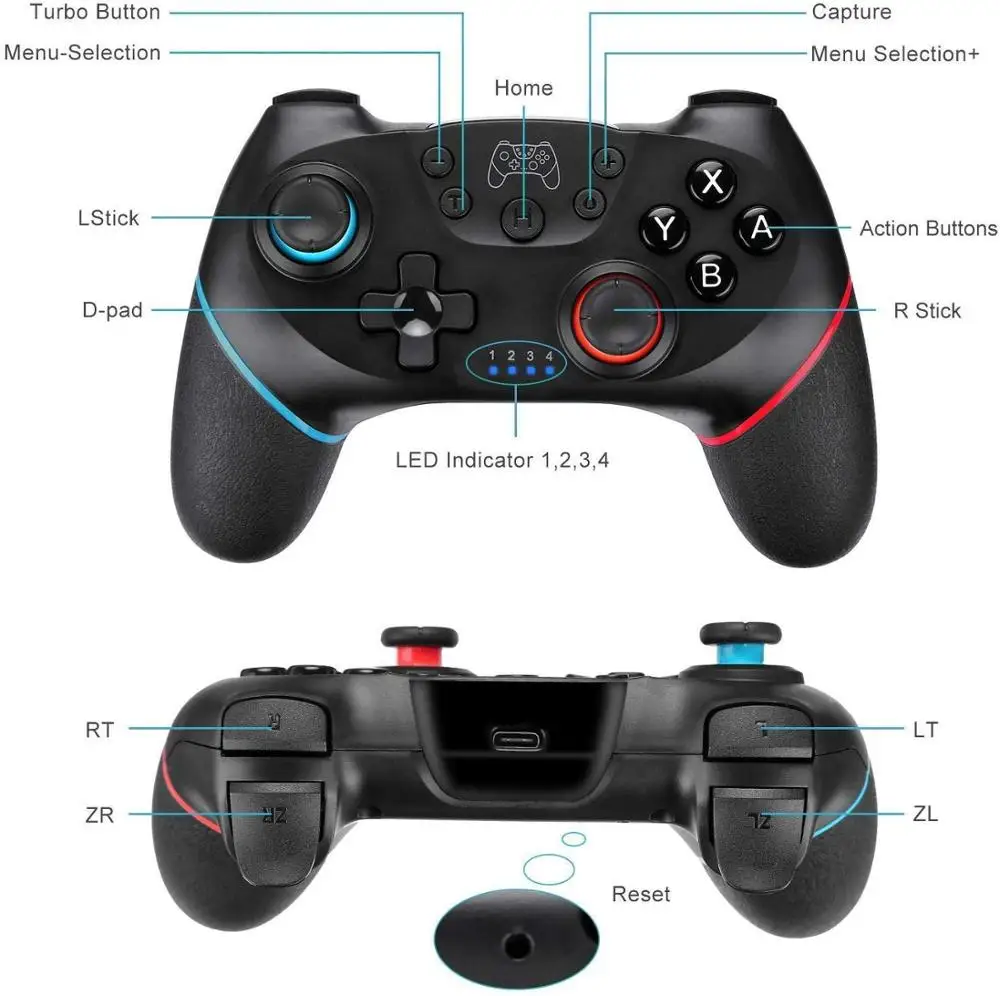  Лучшая покупка все Джойстики для Nintendo Switch Pro контроллеры консоли