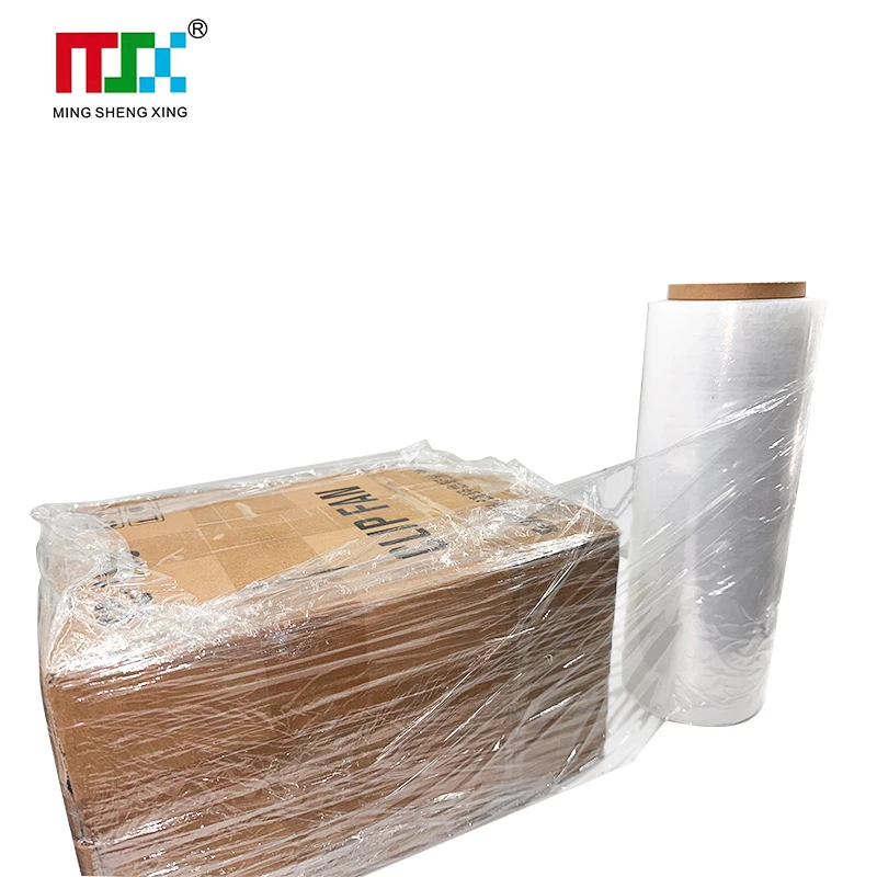 Hot Sale Stretch Wrap Automatic Industrial LLDPE Plastic Film Jumbo Roll Packaging wholesale plastic Plastic stretch Film