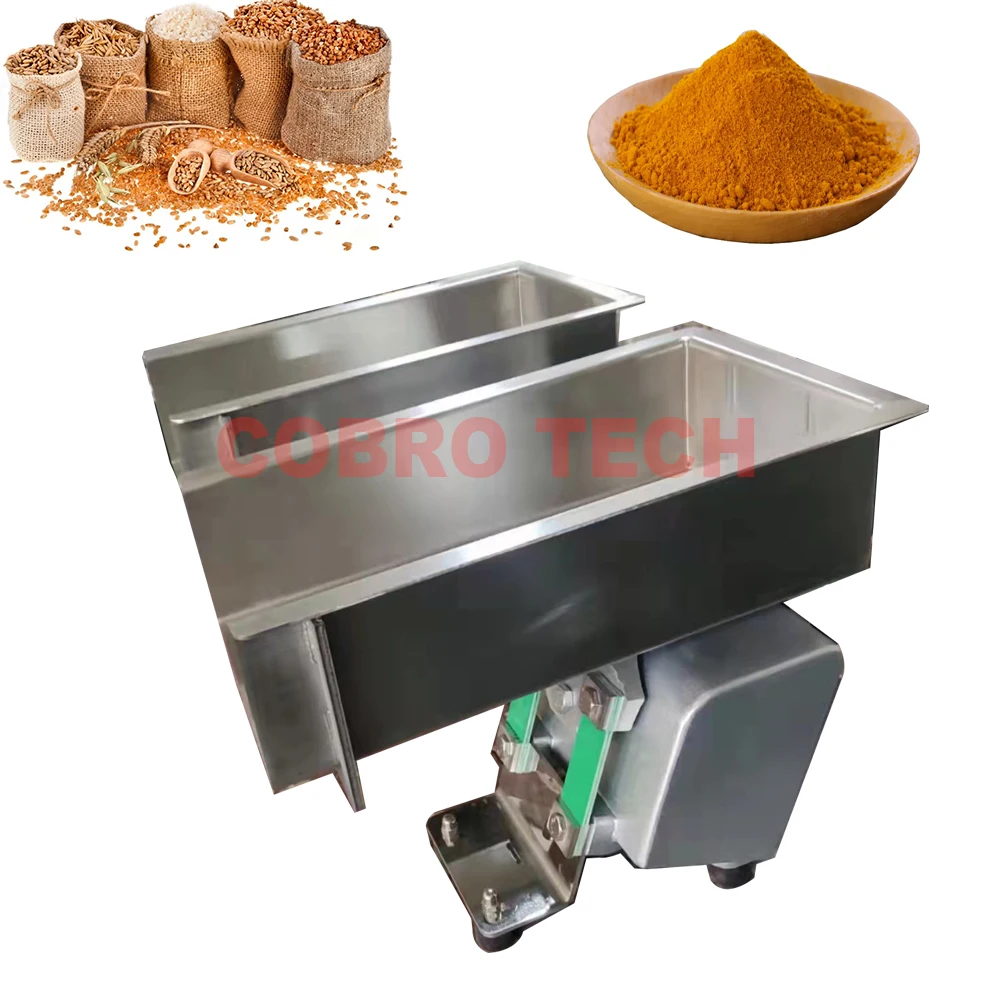 Customized tray explosion proof food grade vibratory magnetic conveyor