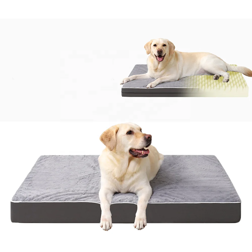 Outdoor Anti-Chew Summer Winter Reversible Luxury Cat Dog Bed Washable Pet Bed for Puppy with Logo