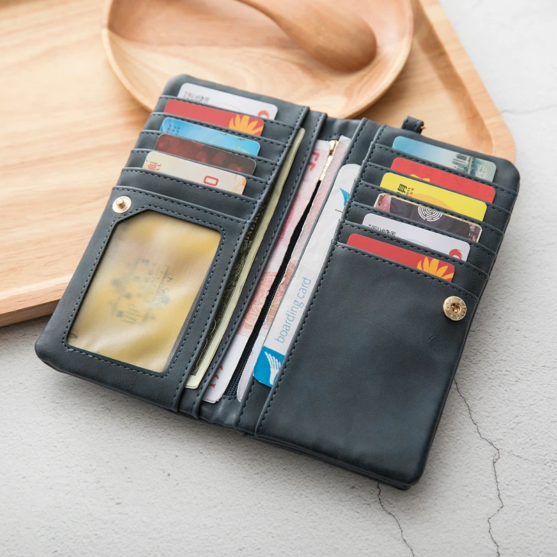 MIYIN Wholesale Capacity long wallets woman purse ladies wallet with Card holder Multifunctional Card Wallet women coins purse