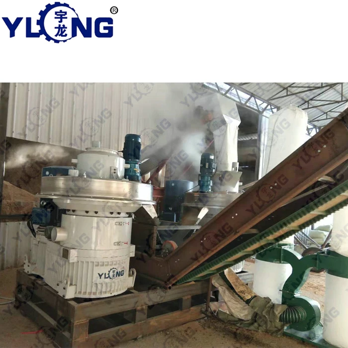 YULONG XGJ560 biomass eucalyptus wood pellet mill machine