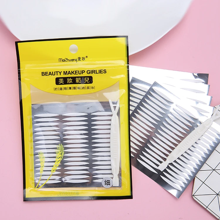 Fashion make up 120 pairs Direct factory OEM Private Label Eyelid Stickers Invicible Fiber Double Eyelid Tape Sticker Strip Z557