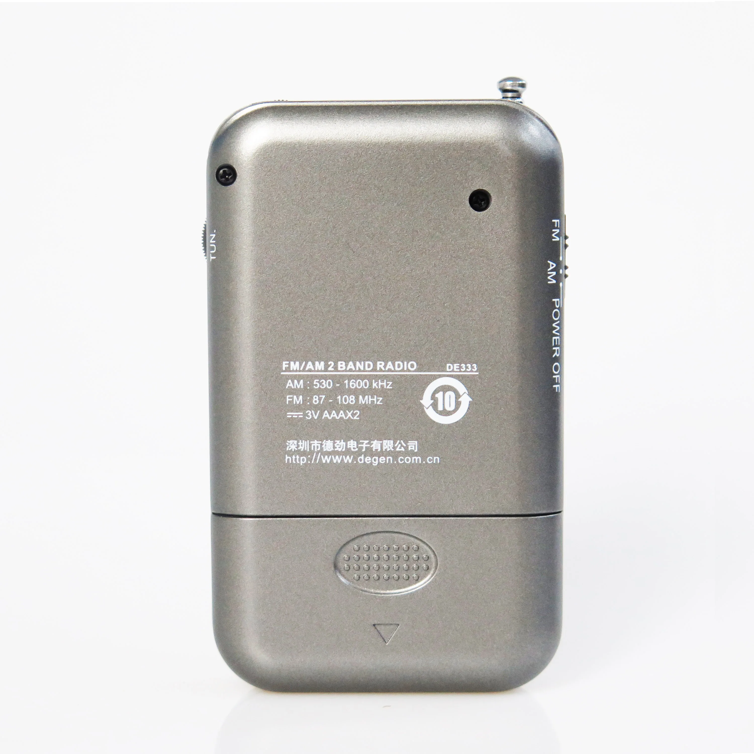 DEGEN DE333 Bulk purchase Analog FM AM Two Band Mini Pocket Semiconductor  portable radio