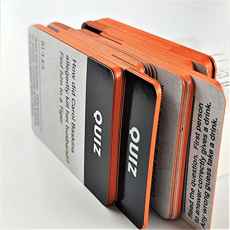 Japan Market Blue Core Paper Custom Card Game Printing Customized Card Game Printing and Packaging