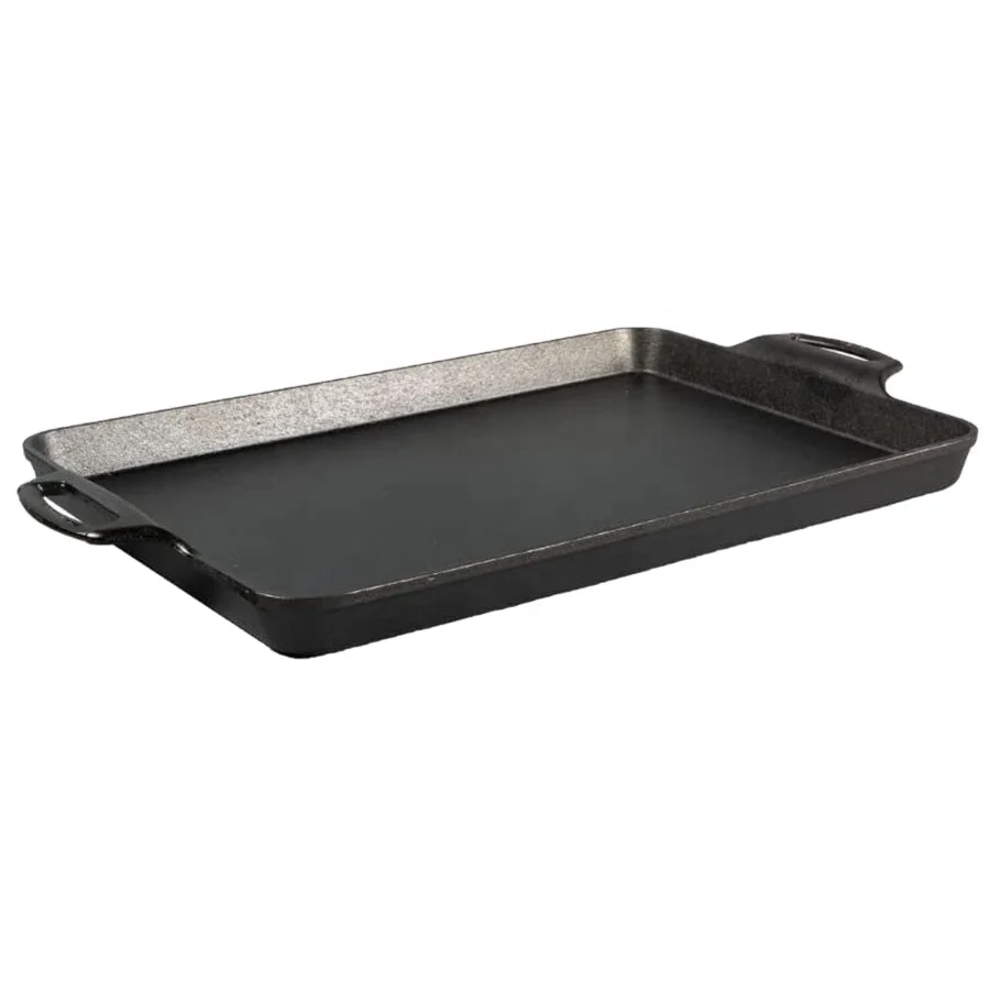 Cast Iron Rectangular Non Stick Cake Baking dish Bread Baking Pan Square Black Baking Tray