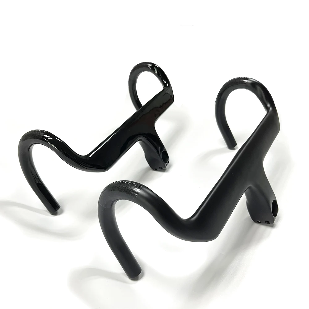 Bicycle Handlebar Road Bike Integrated Handlebar Full Carbon Fiber Length 380mm 400mm 420mm 440mm Carton Customize 401 - 500mm