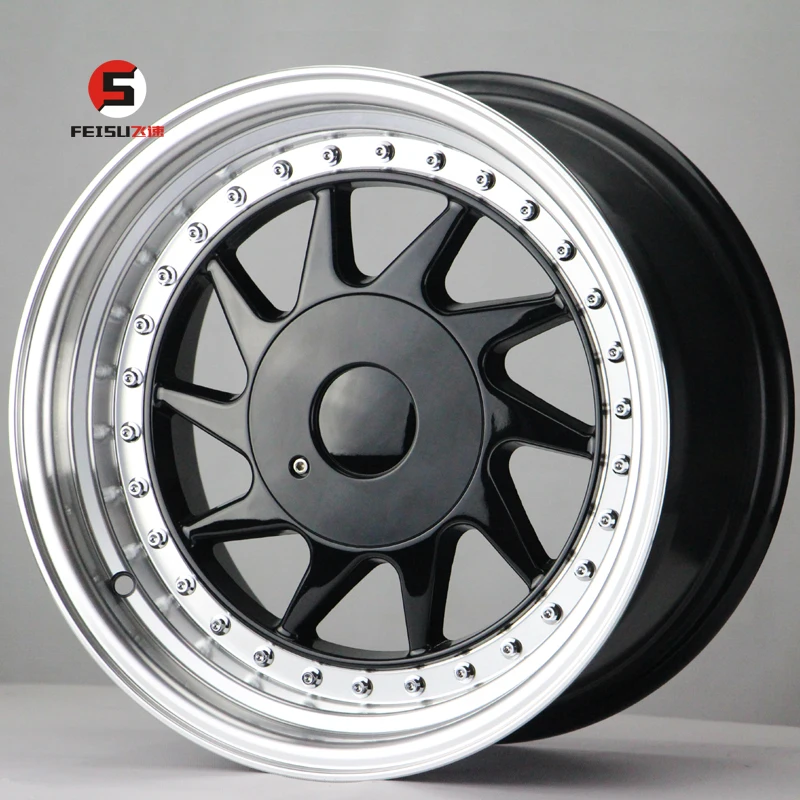 15*8J 17*8J 17*9J polish deep lip JDM design 4*100/114.3 Aluminum Alloy New Silver Alloy wheels MAGS