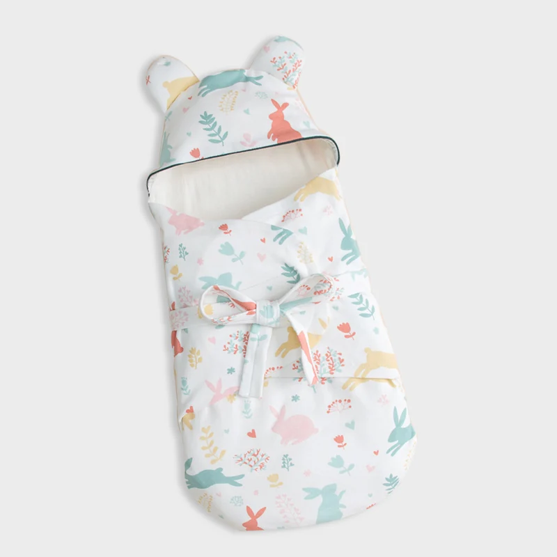 Baby cuddling quilt autumn and winter pure cotton thickening newborn baby supplies newborn baby  sleeping bag anti-shoc