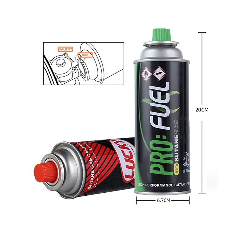 Portable Camping Butane Gas Cartridge Refill Good Quality Butane Gas Canister
