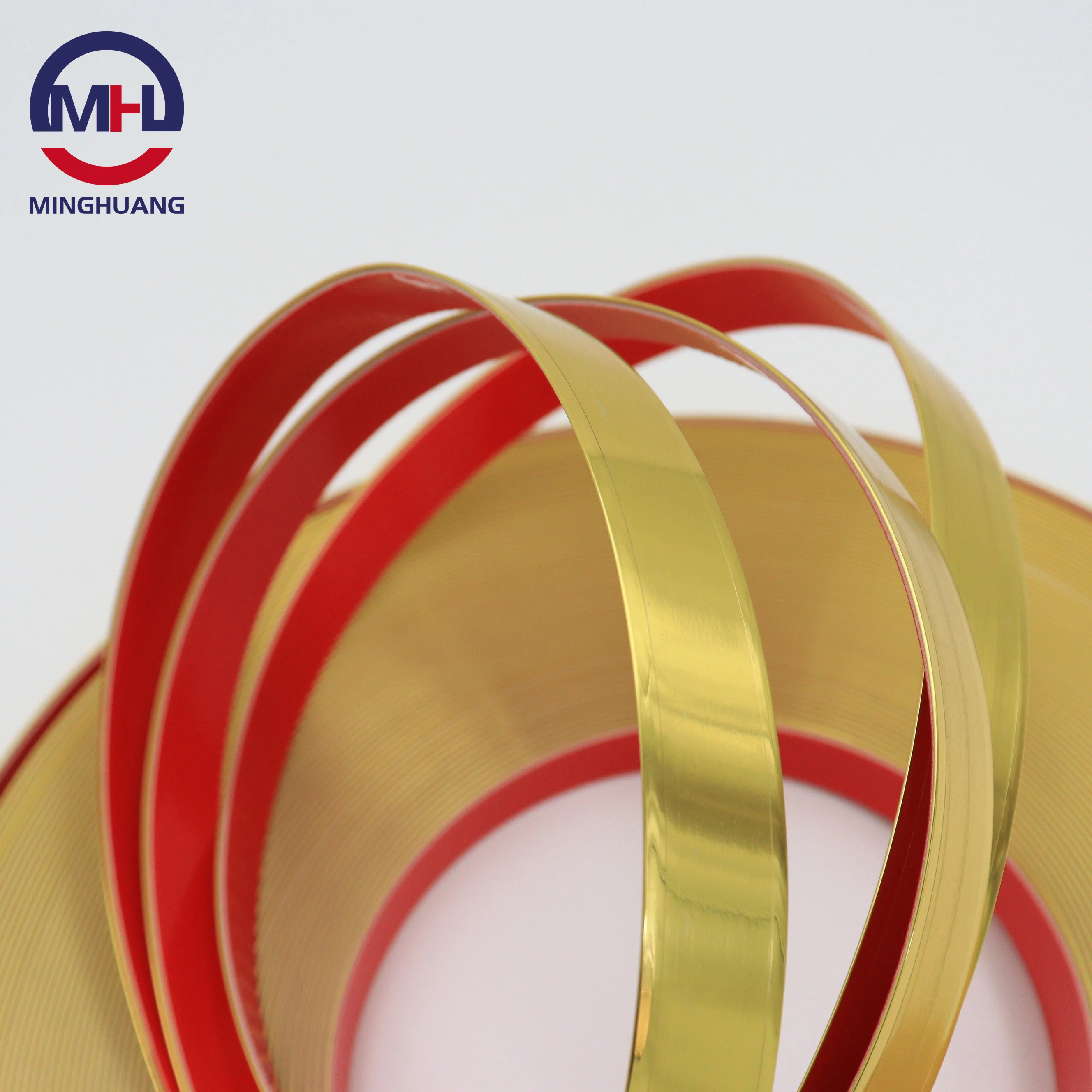 MH 1mm 22mm 50mm Rubber Wooden Melamine Self Adhesive High Gloss Pvc Edge Banding