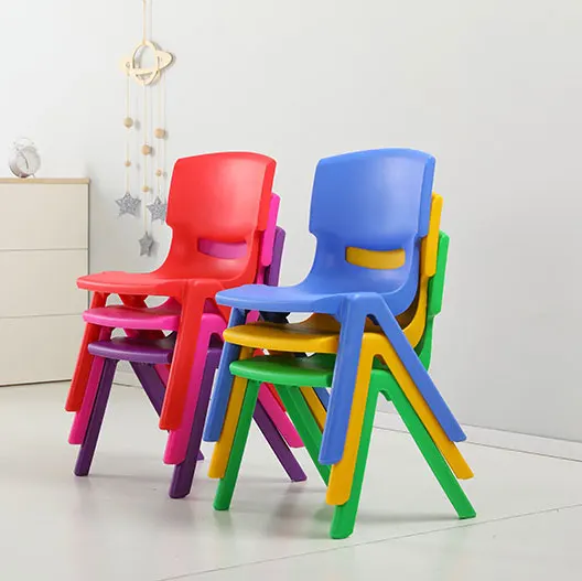28/30/35/40/45CM High Preschool Toddler Kids Dining Learning Playing Study Plastic Stacking Party Chairs